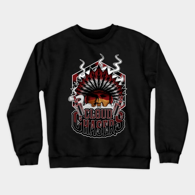 Cloud chasers Crewneck Sweatshirt by Kapitantoto